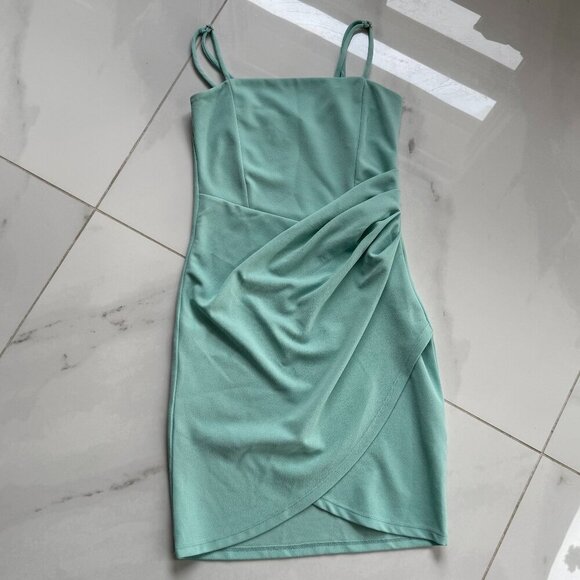 ReVamped | Mini Dress | Small | Baby Blue | High Stretch Bodycon - Picture 2 of 7